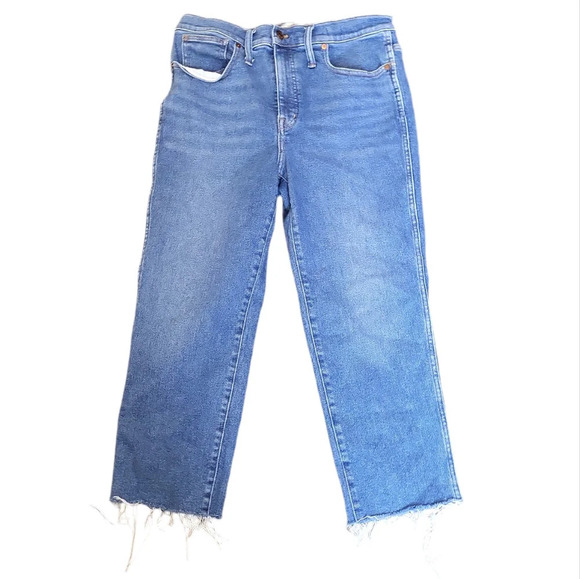 Madewell Stovepipe Jeans in Leman Wash: TENCEL™ Denim Edition Straight Leg - Picture 1 of 3